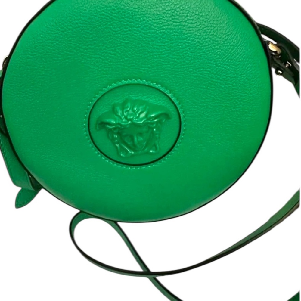 ❌SOLD❌Versace La Medusa Green Disco Round Camera Bag - NWT - Picture 10 of 12